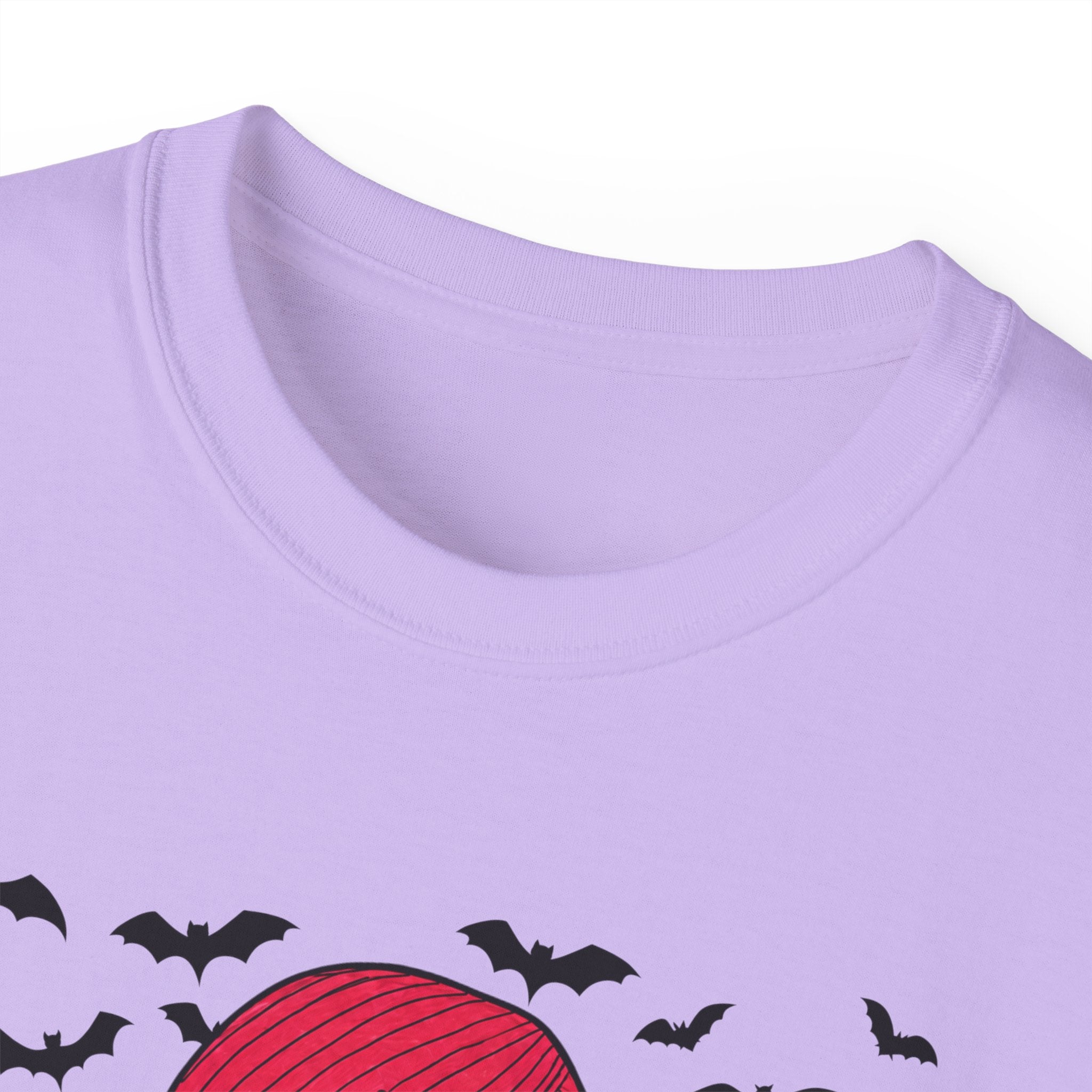 Dead Cute Goth Girl T-Shirt — Red-Haired Girl with Bats