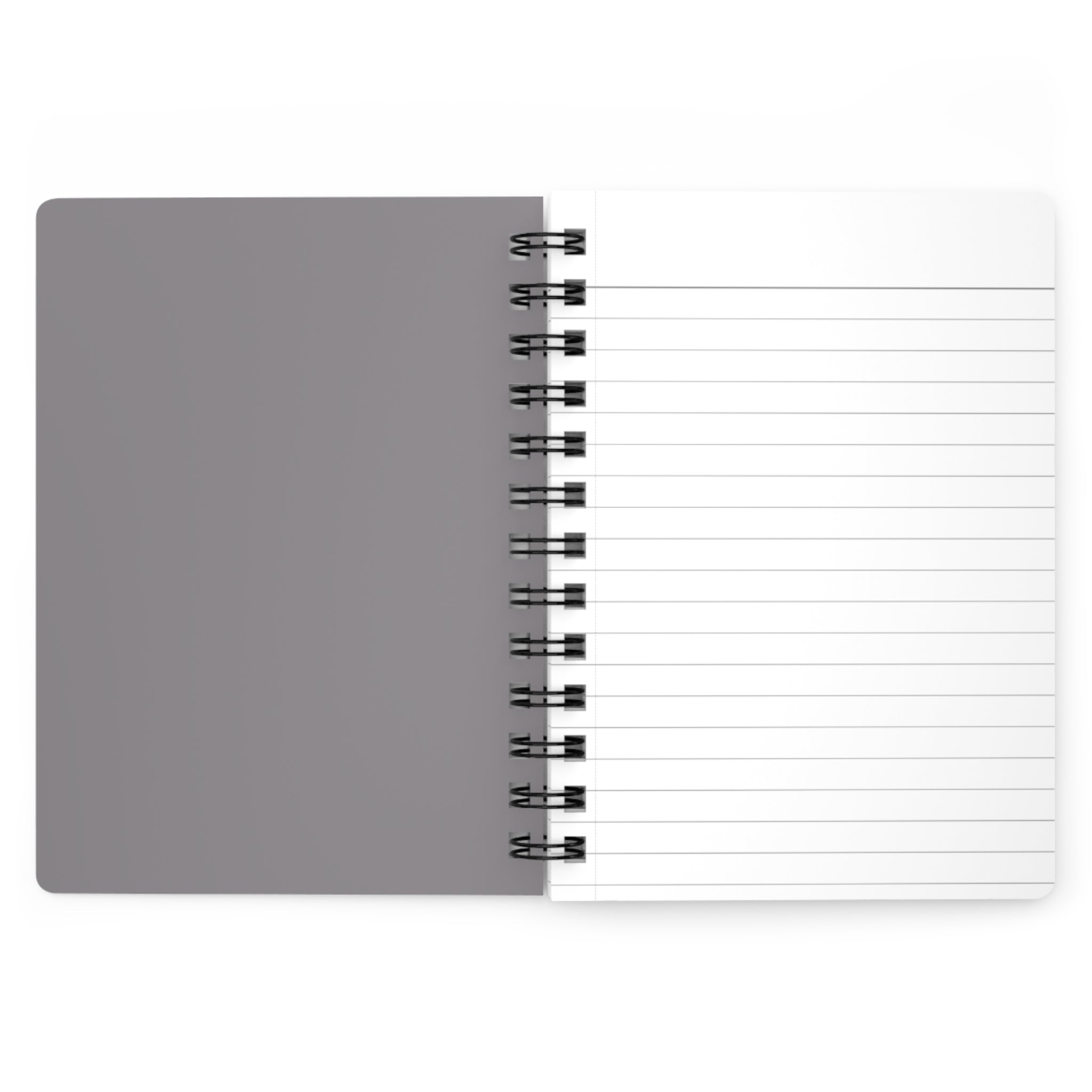 Spiral Journal — Cute Gothic "Stay Spooky" Notebook (Morticia Quote, Bats)