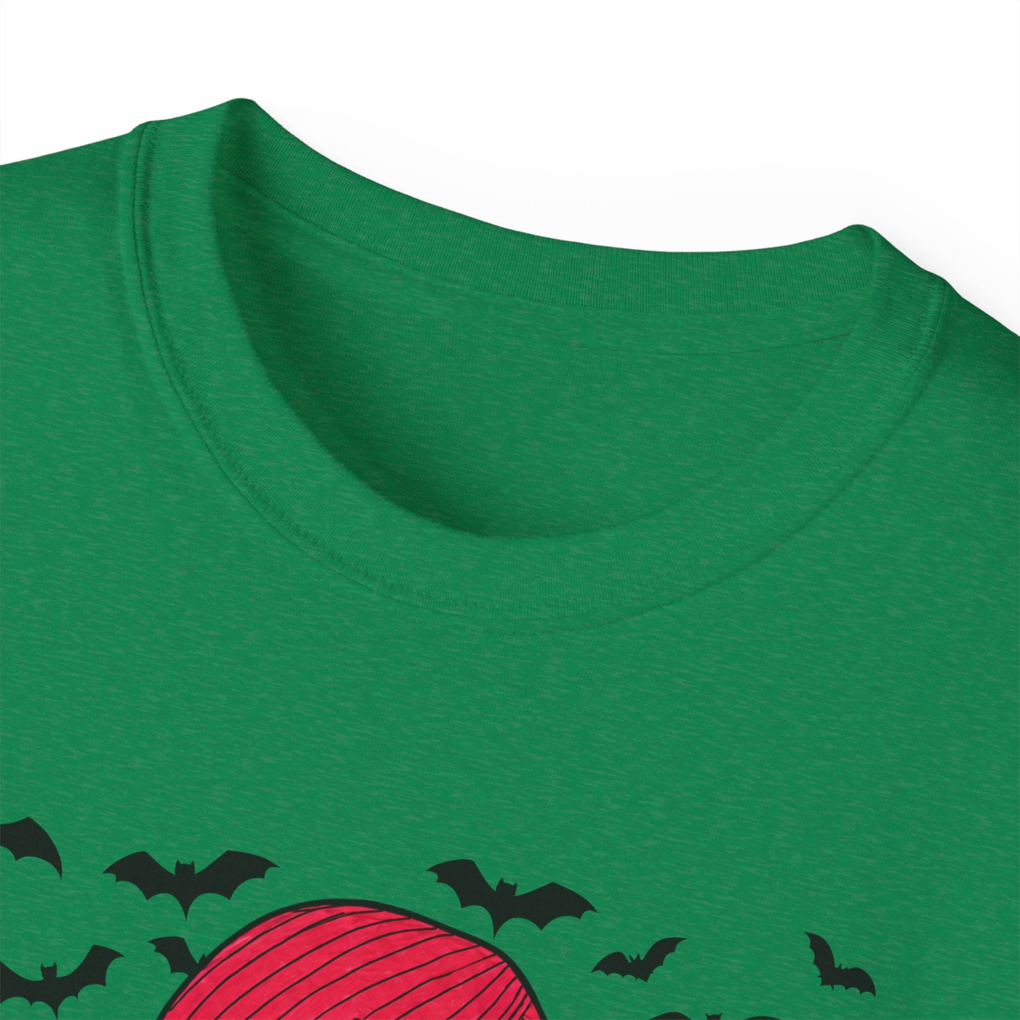 Dead Cute Goth Girl T-Shirt — Red-Haired Girl with Bats