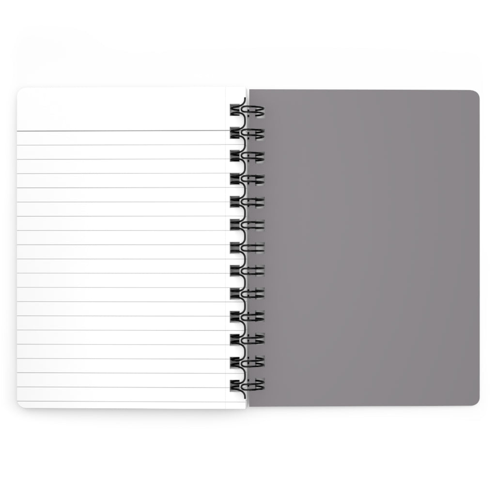 Spiral Journal — Cute Gothic "Stay Spooky" Notebook (Morticia Quote, Bats)